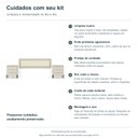 Ver imagem 4 de Kit Cabeceira Arco com Duas Mesas Bend Principal Incolar Luna Metal Preto