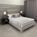 Ver imagem 2 de Cama Casal Prática e Versátil, Desmontável com Cabeceira Berlim Linho Bege Rbl 1,40 X 1,90
