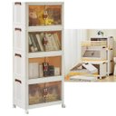 Ver imagem 1 de Armario Organizador 4 Andares Empilhavel Dobravel Porta Objetos Roupa Livro Organizaçao Cozinha Sala