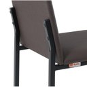 Ver imagem 5 de Kit 2 Cadeiras Tubo e Assento em Linho Dubai