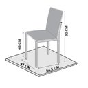 Ver imagem 4 de Kit 2 Cadeiras Tubo e Assento em Linho Dubai