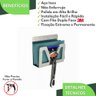 Porta Bucha de Banho e Gillette Inox Adesivo Elg - 2