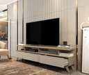 Ver imagem 5 de Rack com Painel Ripado para TV até 84 Polegadas 180cm Vivare
