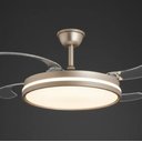 Ver imagem 6 de Ventilador Retrátil Dourado T&a-14 – Led Multicor + Controle