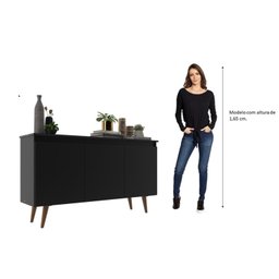 Buffet 3 Portas 136cm Retrô Elza Yescasa - 6