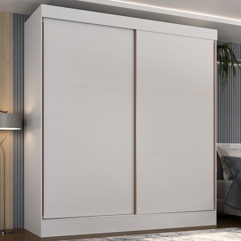 Guarda-Roupa Casal Flex 2 Portas 3 Gavetas Pantanal