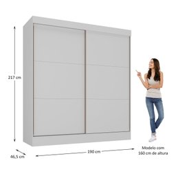 Guarda-Roupa Casal Flex 2 Portas 3 Gavetas Pantanal - 6 Guarda-Roupa Casal Flex 2 Portas 3 Gavetas Pantanal - 6