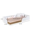 Ver imagem 3 de Cama Montessoriana Infantil Branca Mdp Memphis Quarto Art In Móveis