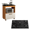 Ver imagem 1 de Kit Balcão Cooktop Itatiaia 1 Porta com Fogão 5 Bocas Itacook Premium
