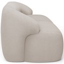 Ver mais imagens de Sofá 3 Lugares Curvo Orgânico com 02 Poltronas Para Sala Living 250cm Barolo L06 Bouclê Bege - Lyam