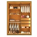 Ver imagem 4 de Guarda-Roupa Solteiro 2 Portas Reflecta com LED 100% MDF Royale