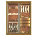 Ver imagem 2 de Guarda-Roupa Solteiro 2 Portas Reflecta com LED 100% MDF Royale