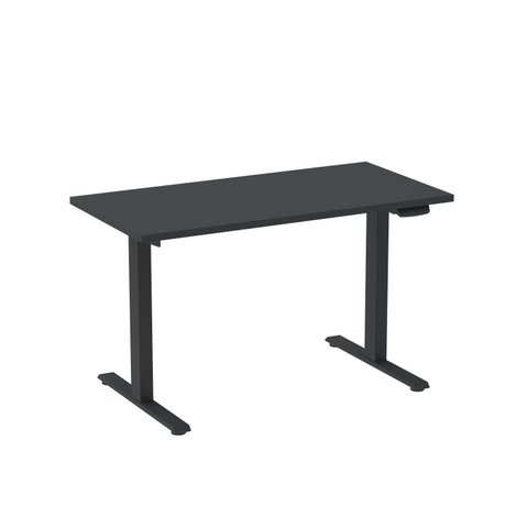 Mesa com Regulagem de Altura Elétrica Escrivaninha MEE1500P25 150cm Industrial Preto