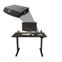 Ver imagem 6 de Mesa com Regulagem de Altura Elétrica Escrivaninha MEE1500P25 150cm Industrial Preto