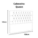 Ver imagem 5 de Cabeceira de Cama Queen: Corino Cinza