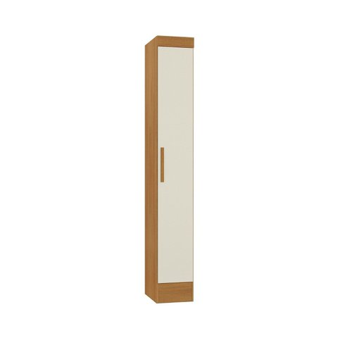 Módulo de Guarda Roupa com 1 Porta 100% MDF Smart Cinamomo/Off White