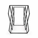 Ver imagem 5 de Suporte Adega de Mesa Porta Garrafas Preto Metal Goldenx