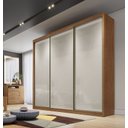 Ver imagem 2 de Guarda Roupa Casal 3 Portas 8 Gavetas - Arezzo Plus-cumaru/fendi - Móveis Novo Horizonte