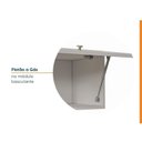 Ver imagem 6 de Cozinha Modulada 6 Peças sem Tampo com Balcão para Forno de Embutir CabeCasa MadeiraOriginals Branco
