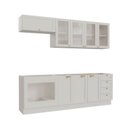 Ver imagem 7 de Cozinha Modulada 6 Peças sem Tampo com Balcão para Forno de Embutir CabeCasa MadeiraOriginals Branco