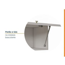 Cozinha Modulada 6 Peças sem Tampo com Balcão para Forno de Embutir Cabecasa Madeiramadeira - 6