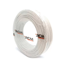 Fio Cabo Flexível 1,5mm Branco Rolo 100m RCM - 1