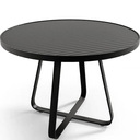 Ver imagem 3 de Jogo de Mesa Ripada 1,00m Aluminio com 4 Poltronas Corda Nautica Área Externa e Interna