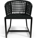 Ver imagem 7 de Jogo de Mesa Ripada 1,00m Aluminio com 4 Poltronas Corda Nautica Área Externa e Interna