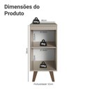 Ver imagem 3 de Balcão de Cozinha 40cm 1 Porta com Pés Nice Madesa