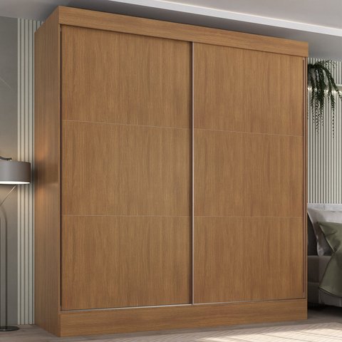 Guarda-roupa Casal Flex 2 Portas 3 Gavetas Pantanal