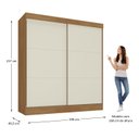Ver imagem 7 de Guarda-roupa Casal Flex 2 Portas 3 Gavetas Pantanal