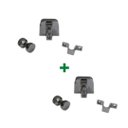 Ver imagem 1 de Kit janela blindex de correr com 4 folhas - Cromado