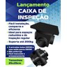 Caixa de Inspeção Passagem Gordura 25x25cm 3 Entradas Dn100 - 4
