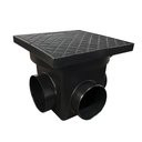 Ver imagem 2 de Caixa de Inspeção Passagem Gordura 25x25cm 3 Entradas Dn100