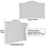 Cabeceira para Cama Box Queen 180cm Dorian Linho Cinza - Sallar Home - 3
