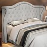 Cabeceira para Cama Box Queen 180cm Dorian Linho Cinza - Sallar Home - 1