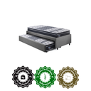 Ver imagem 5 de Bicama Box Solteiro 88x188 Suede Cinza com Dois Colchões Gransleep Molas Verticoil Ecoflex