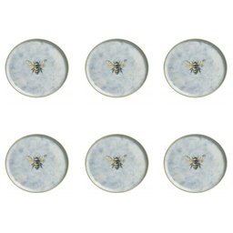 Conjunto de Pratos de Sobremesa 06 Peças Bio Animália Porto Brasil - 1