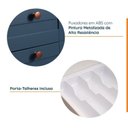 Ver imagem 5 de Cozinha Planejada 6 Peças sem Tampo com Balcão para Forno de Embutir CabeCasa MadeiraOriginals Azul/Branco
