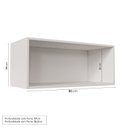 Ver mais imagens de Cozinha Planejada 6 Peças sem Tampo com Balcão para Forno de Embutir CabeCasa MadeiraOriginals Azul/Branco