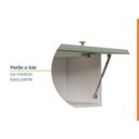 Ver imagem 6 de Cozinha Planejada 6 Peças sem Tampo com Balcão para Forno de Embutir CabeCasa MadeiraOriginals Verde/Menta/Branco