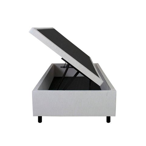 Base Box Baú Solteiro 96x203 Cm Courino