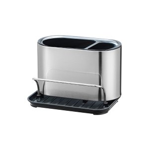 Organizador de Pia Inox Porta Detergente Sabão e Esponja Mimo