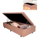 Ver imagem 5 de Base Box Baú Solteiro 96x203x42cm Suede