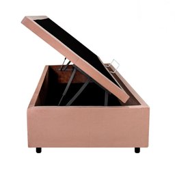 Base Box Baú Solteiro 96x203x42cm Suede - 6
