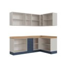 Ver mais imagens de Cozinha Modulada 6 Peças 3 Armários Aéreos e Nichos, 3 Balcões CabeCasa MadeiraOriginals