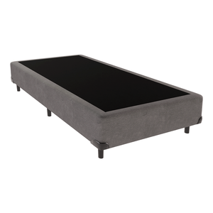 Base Box Sommier Camurça Solteiro Ortobom