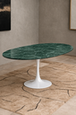 Ver imagem 1 de Oblongo Saarinen Branco - 180x100cm - Verde Guatemala