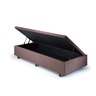Base Box Baú Solteiro 96x203x42cm Suede - 1