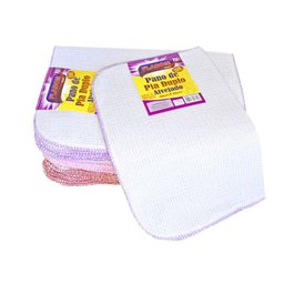 Pano De Pia Alvejado Duplo 30x42 - 6 Unidades - 2